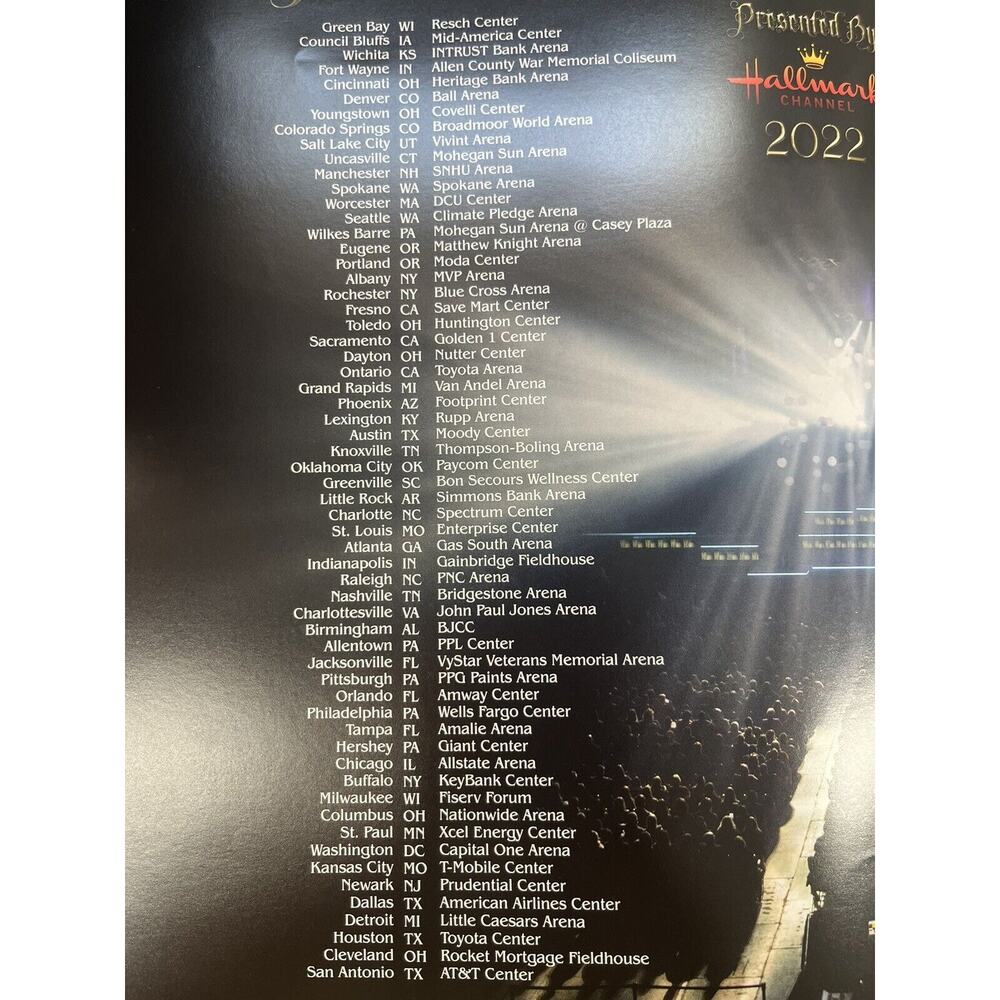 Trans Siberian‎ Orchestra Winter Tour 2022 official tour book Poster Included - Picture 7 of 10